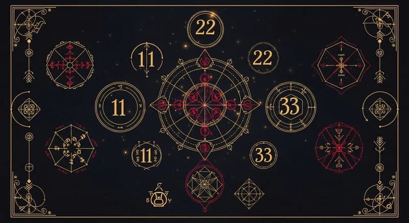 数秘術のマスターナンバー11/22/33完全ガイド｜特別な使命と注意点